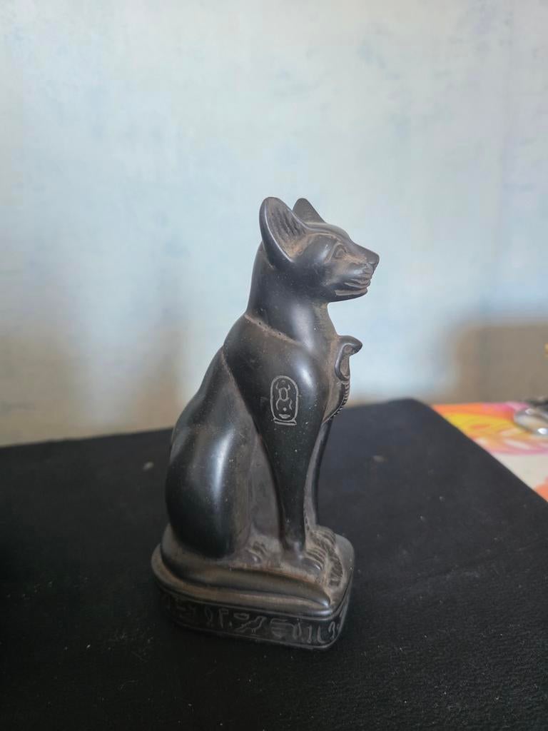 Egyptisch beeldje van een kat - Bastet, Ophalen of Verzenden