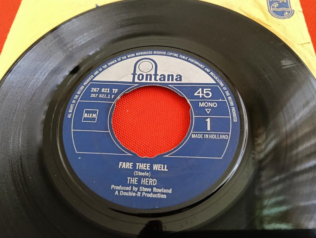 THE HERD 1968 FONTANA LABEL RARE BEAT ROCK, Cd's en Dvd's, Verzenden, Zo goed als nieuw, Pop