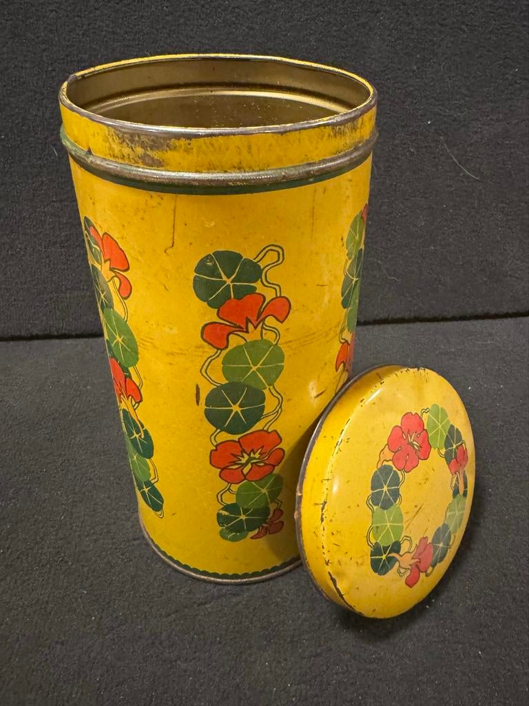 Verkade Beschuitbus Blik - Redelijke Staat, Verzamelen, Ophalen of Verzenden, Gebruikt, Beschuit, Overige merken