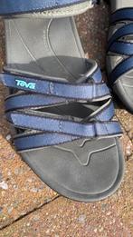 Dames sandalen, Ophalen of Verzenden, Zo goed als nieuw, Blauw, Sandalen of Muiltjes