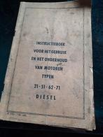Bernard Motor Instructieboekje Diesel Typen 21, 51, 62, 71, Ophalen of Verzenden