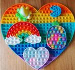 Grote regenboog hart pop it fidget toy, Ophalen of Verzenden, Zo goed als nieuw