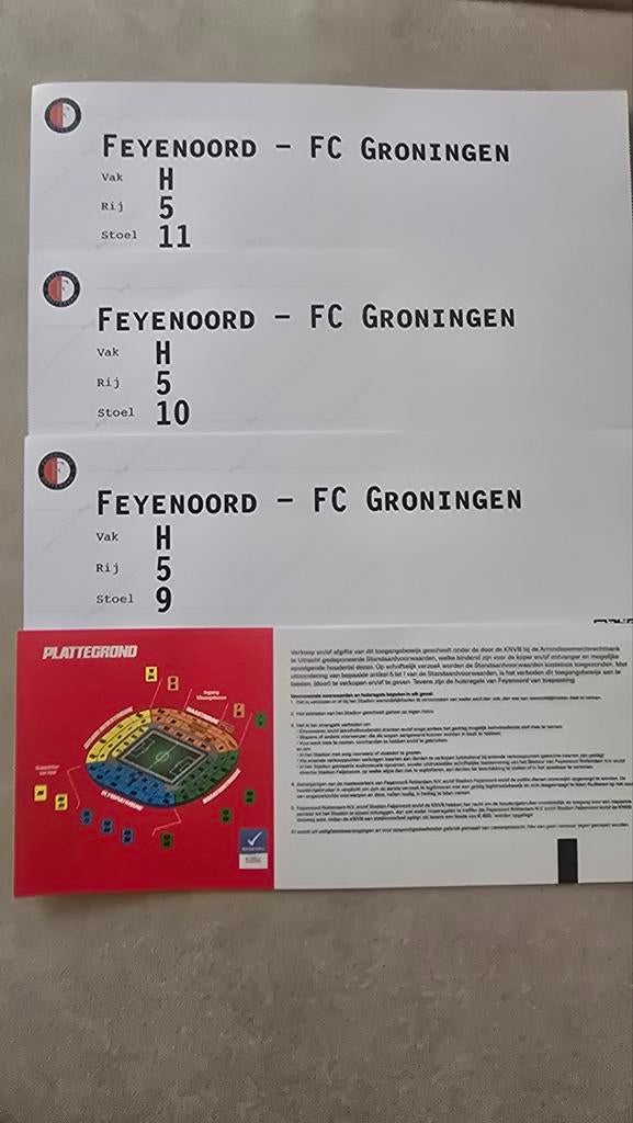 Kaartjes voetbalwedstrijd, Ophalen, Overige binnenlandse clubs, Poster, Plaatje of Sticker