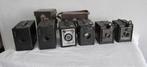 6x vintage Box camera's Hawkey Kodak Vrede BoxTengor Lumiere, Audio, Tv en Foto, Fotocamera's Analoog, Ophalen of Verzenden, Gebruikt