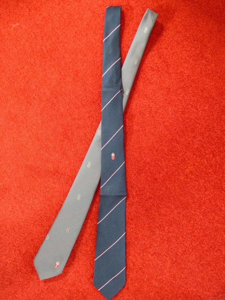 Twee luxe stropdassen stad Amsterdam, Kleding | Heren, Stropdassen, Nieuw, Met patroon, Overige kleuren, Verzenden