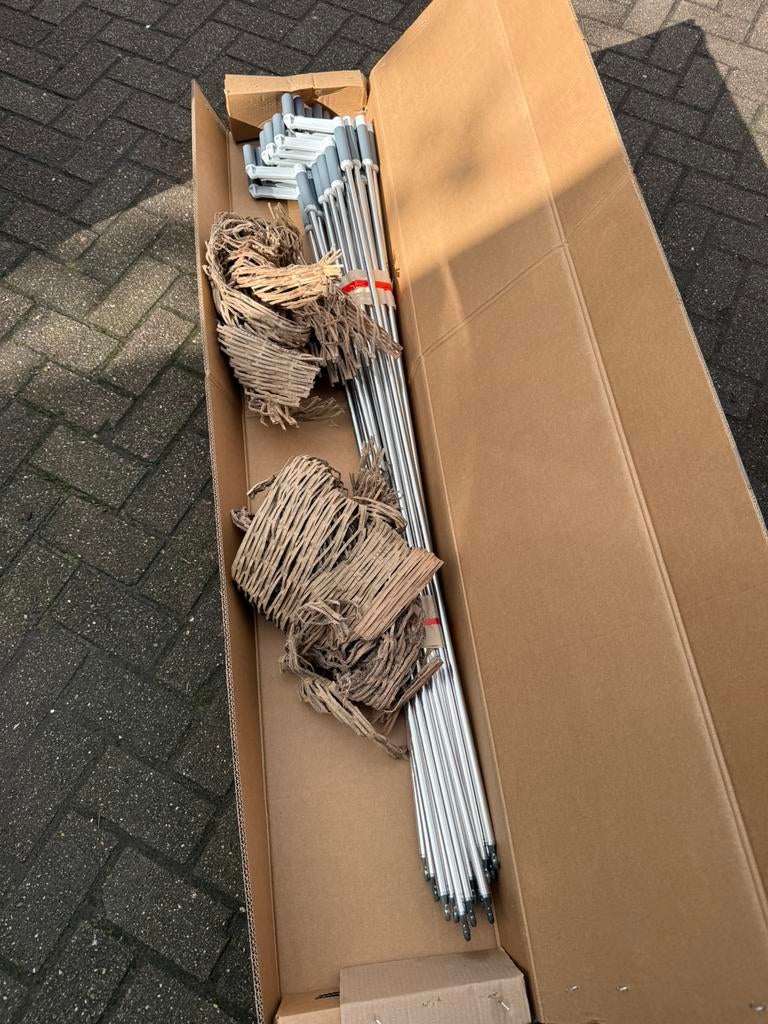 24st slingerstang voor luifel of zonwering 140 €7,50pst!, Ophalen, Nieuw, A, Knikarmscherm