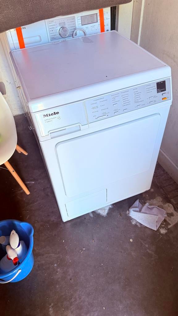 Miele T 8463 C Condensdroger - T.e.a.b., Witgoed en Apparatuur, Ophalen, 6 tot 8 kg, Gebruikt, Voorlader