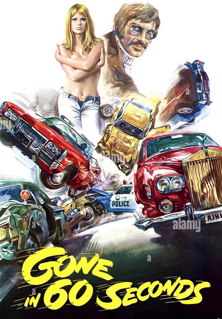 4). Gone in 60 Seconds (The Original Classic uit 1974)., Cd's en Dvd's, Dvd's | Actie, Gebruikt, Actie, Vanaf 12 jaar, Ophalen of Verzenden