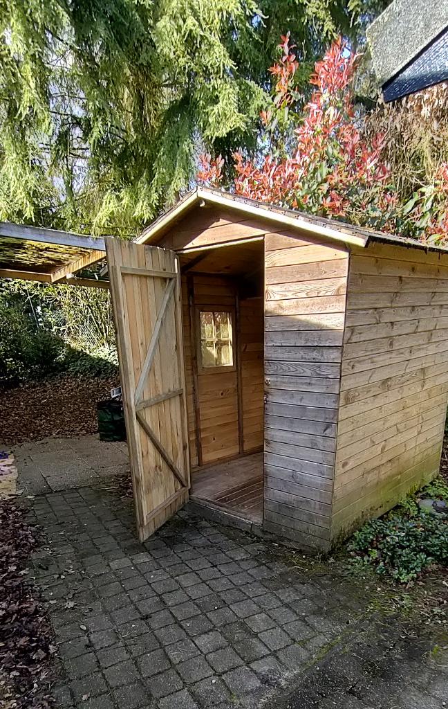 Tuinschuurtje, Tuin en Terras, Tuinhuizen, Gebruikt, Schuur, Minder dan 200 cm, 1 raam