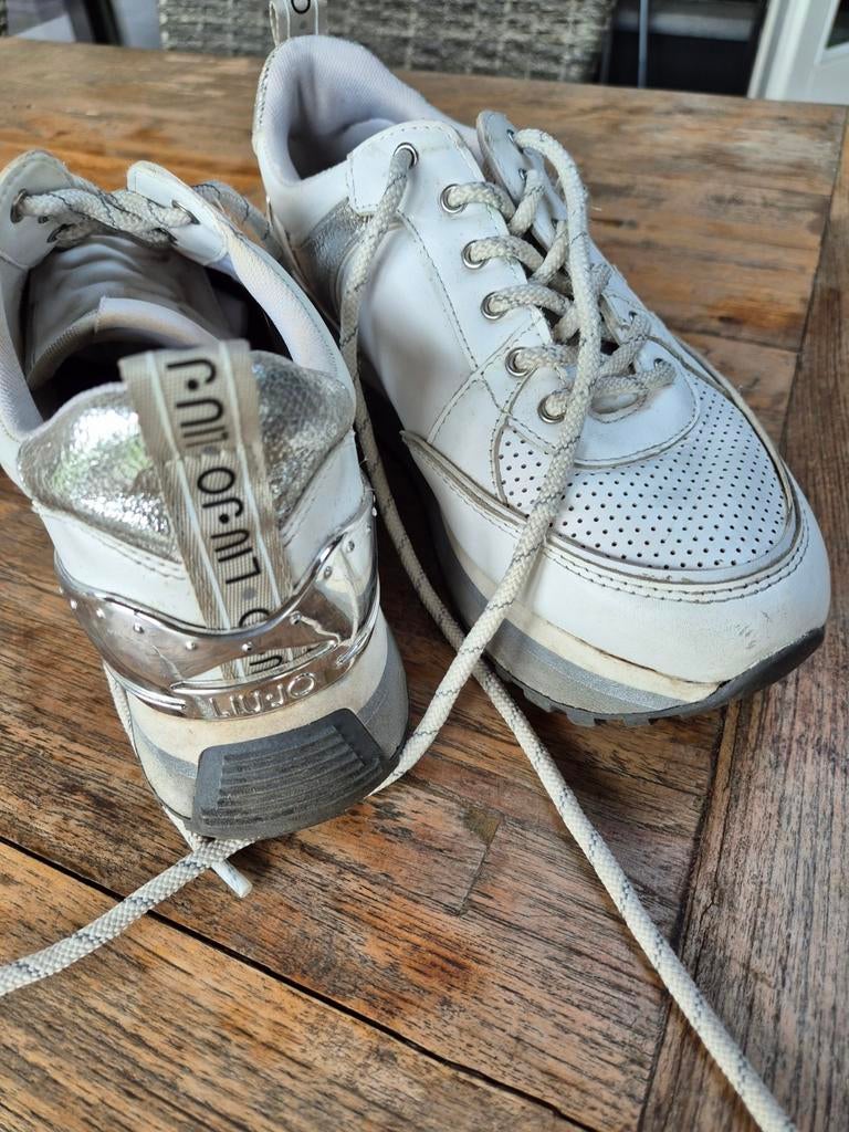 Liu Jo sneakers wit met zilver, Ophalen of Verzenden