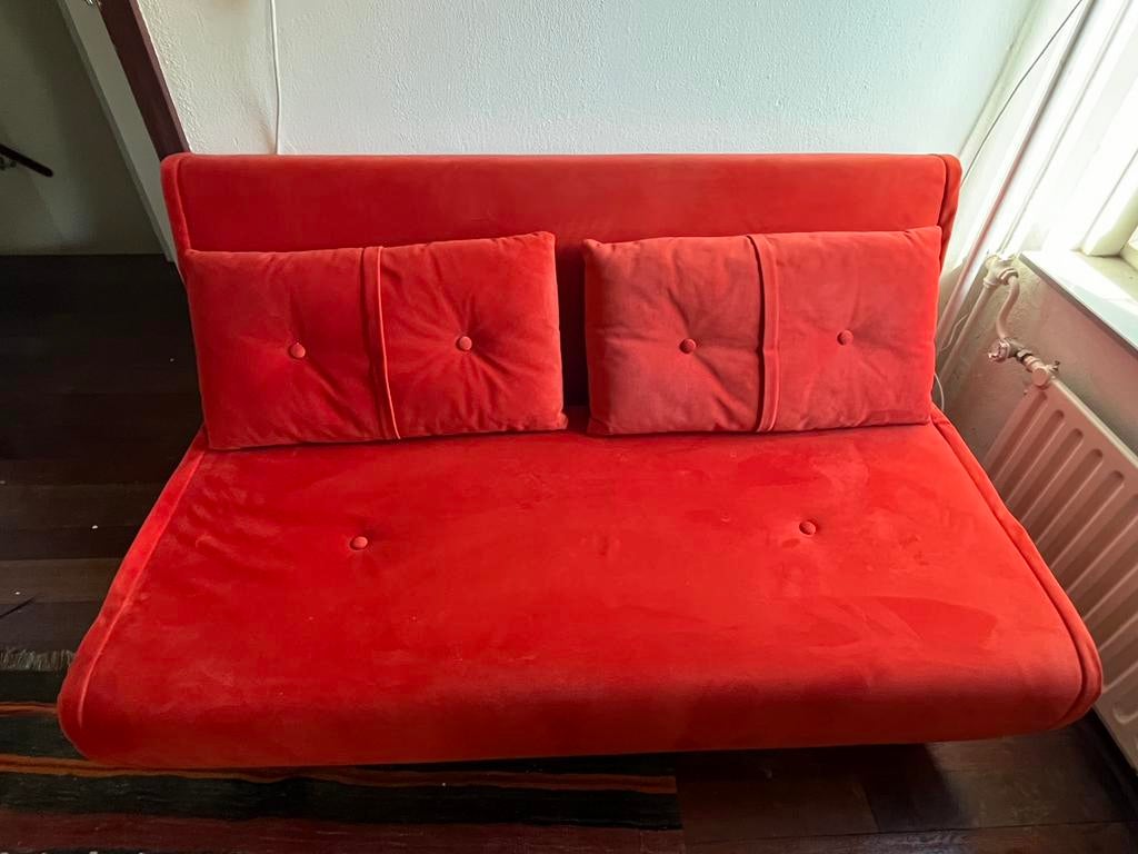 Made slaapbank, Huis en Inrichting, Ophalen, Tweepersoons, Zo goed als nieuw, 140 cm