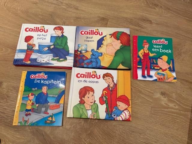 5 boekjes Caillou. zgan isbn 9789086684106, Ophalen of Verzenden, Zo goed als nieuw, Fictie algemeen
