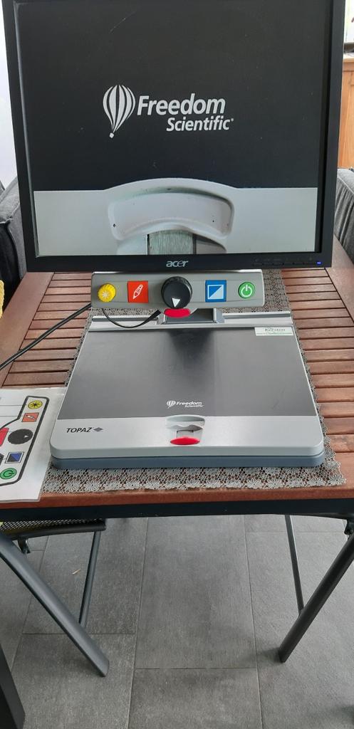 Beeldschermloep / vergrootglas digitaal voor slechtzienden, Ophalen, Vergrootglas of Loep