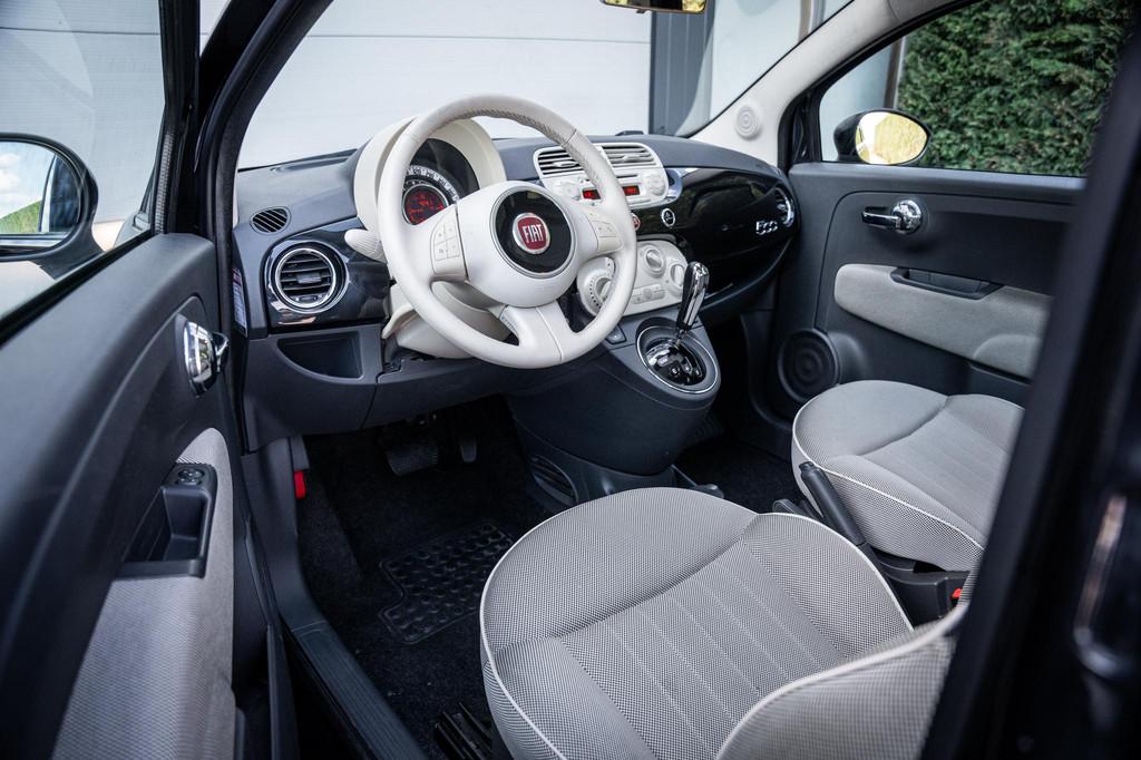 Fiat 500 1.2 AUT Lounge Panorama|Airco|15''|Elek-pakket|2e-e, Euro 5, Stof, 1242 cc, 4 cilinders