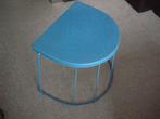 Tafeltje Tranaro blauw vintage Ikea - zgan, Ophalen, Minder dan 50 cm, Minder dan 50 cm, Zo goed als nieuw