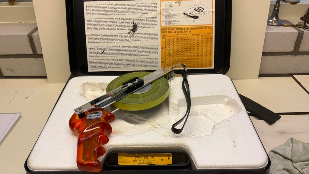 Mooi nieuw meetlind van 25 meter Stanley, Ophalen