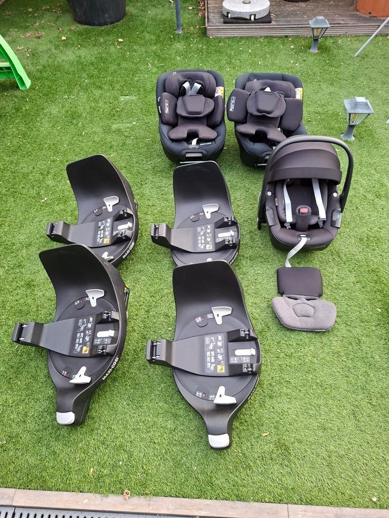 Maxi-Cosi set aangeboden, Kinderen en Baby's, Autostoeltjes, Ophalen, Gebruikt, Verstelbare rugleuning, Isofix