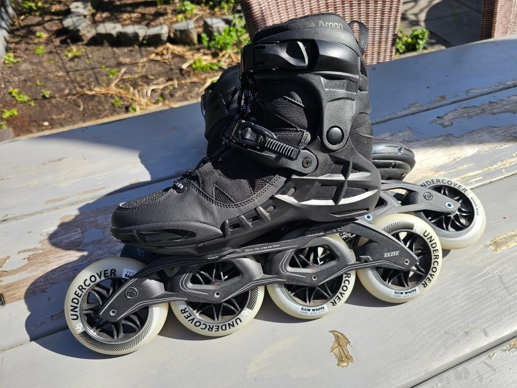 Skeelers Powerslide Phuzion Argon 110 - maat 45, Sport en Fitness, Skeelers, Ophalen of Verzenden, Zo goed als nieuw, Powerslide