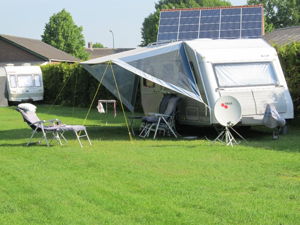 Isabelle Sunset-Z luifel, 310 breed, Ophalen, Gebruikt