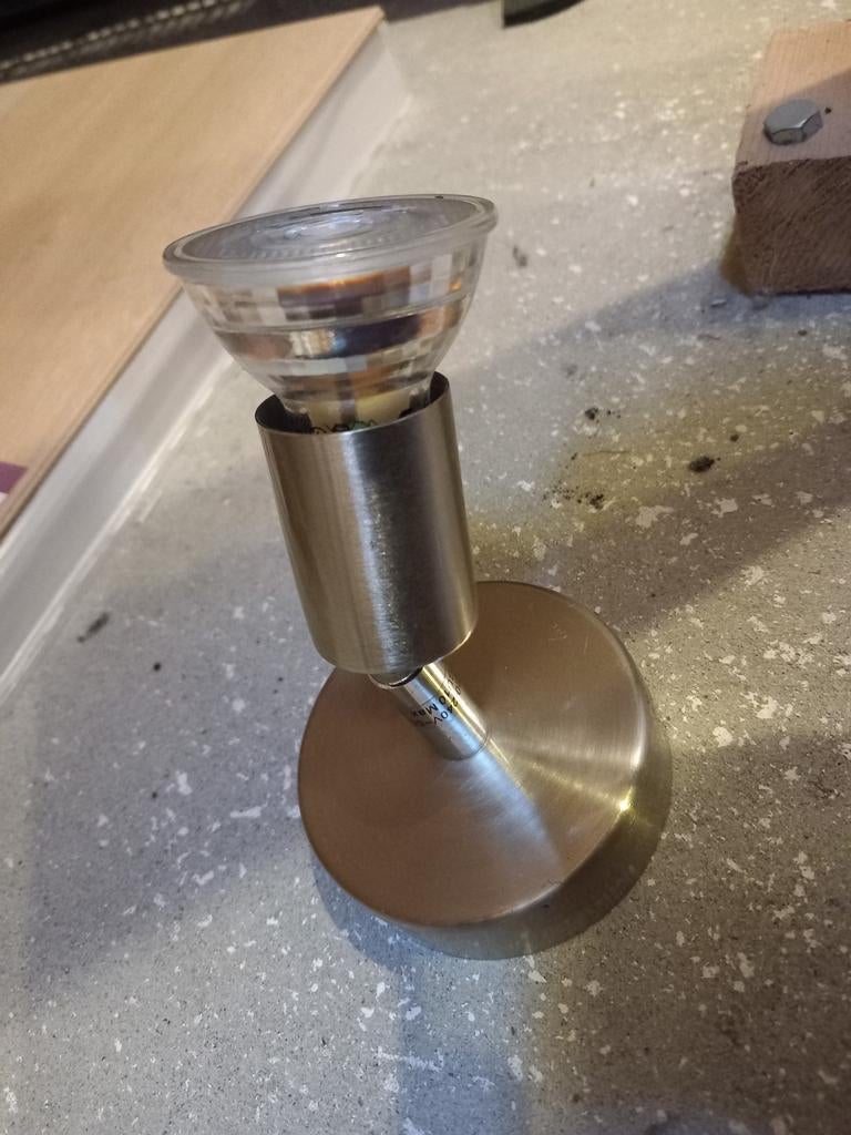 Philips Chroom Plafondspot - GU10 1xMax. 50W, Ophalen, Halogeen, Gebruikt, Metaal of Aluminium