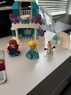 Lego Duplo Frozen IJskasteel met Elsa, Anna en Olaf ZGAN, Ophalen of Verzenden, Zo goed als nieuw, Complete set, Lego