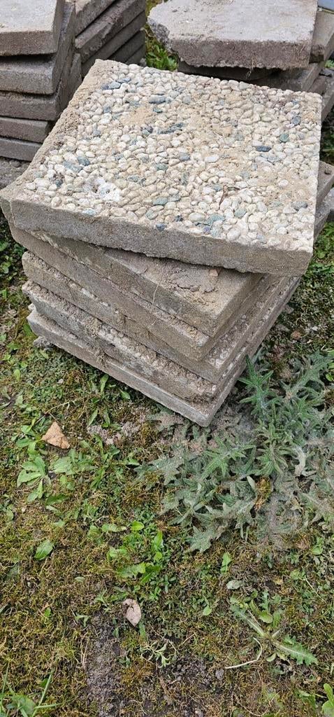 GRATIS OPHALEN betontegels, Ophalen of Verzenden, Gebruikt, Beton, Terrastegels