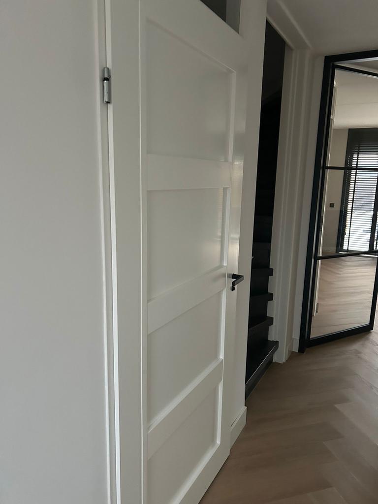 Opdekdeur wit 211.5x88 cm, Doe-het-zelf en Verbouw, Deuren en Horren, Gebruikt, 80 tot 100 cm, Binnendeur, Ophalen of Verzenden