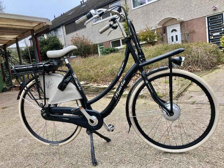 Sparta, elektrische transport fiets, 56 cm, Fietsen en Brommers, Fietsen | Dames | Damesfietsen, Zo goed als nieuw, Sparta, Versnellingen