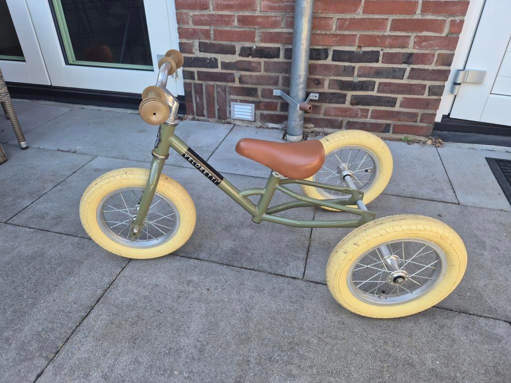 Veloretti driewieler/tweewieler loopfiets, Fietsen en Brommers, Fietsen | Kinderfietsjes, Gebruikt, Minder dan 16 inch, Ophalen