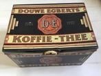 Groot oud Douwe Egberts koffie voorraadblik, Verzamelen, Blikken, Ophalen, Gebruikt, Koffie, Douwe Egberts