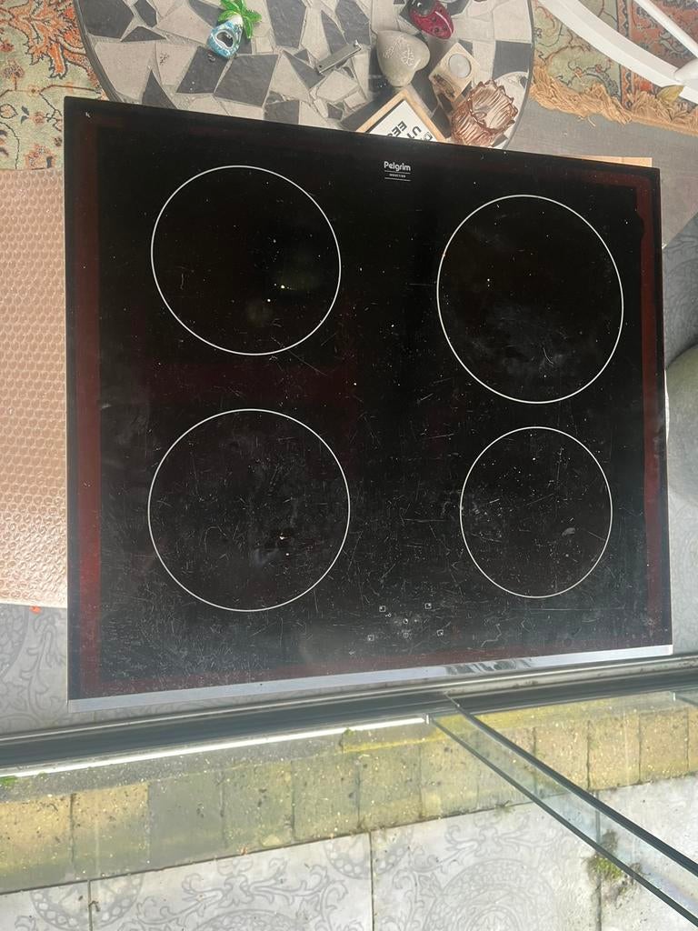 Pelgrim inductie kookplaat 60 x52 cm, Witgoed en Apparatuur, Kookplaten, Ophalen, Inbouw, Inductie, 4 kookzones