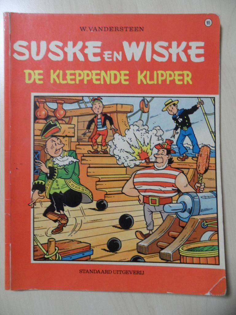 Suske en Wiske. Nr 95. De Kleppende Klipper. 1969., Boeken, Stripboeken, Eén stripboek, Ophalen of Verzenden, Gelezen