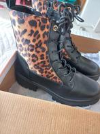 Boots panterprint mt 41, Hoge laarzen, Zwart, Ophalen of Verzenden, Zo goed als nieuw