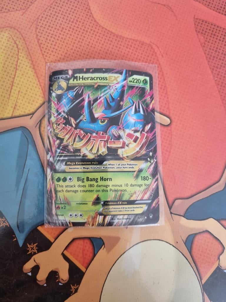 M Heracross EX 5/111 Pokémon Kaart - Zeldzaam, Ophalen of Verzenden, Zo goed als nieuw, Losse kaart, Foil