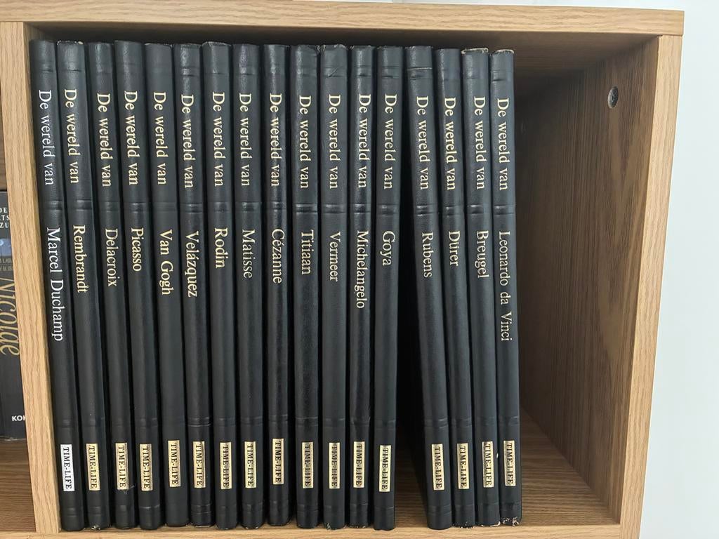 17 boeken 'De wereld van' - diverse schilders, Ophalen, Gelezen, Overige onderwerpen