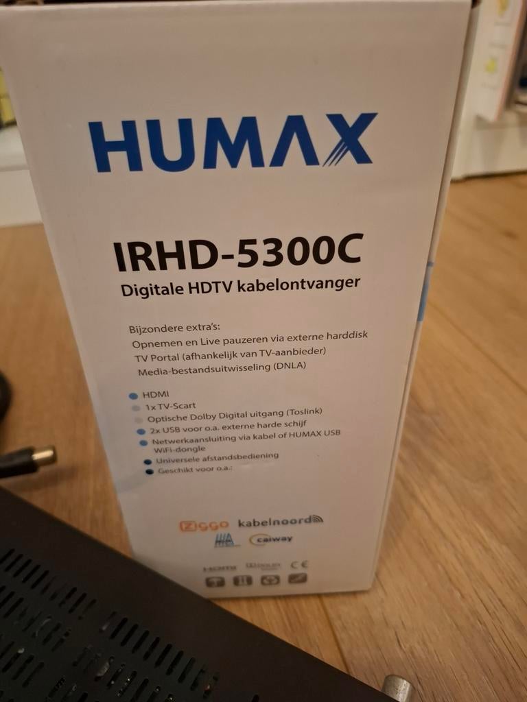 Humax IRHD-5300C Digitale HDTV Kabelontvanger, Ophalen of Verzenden, Gebruikt, Decoder