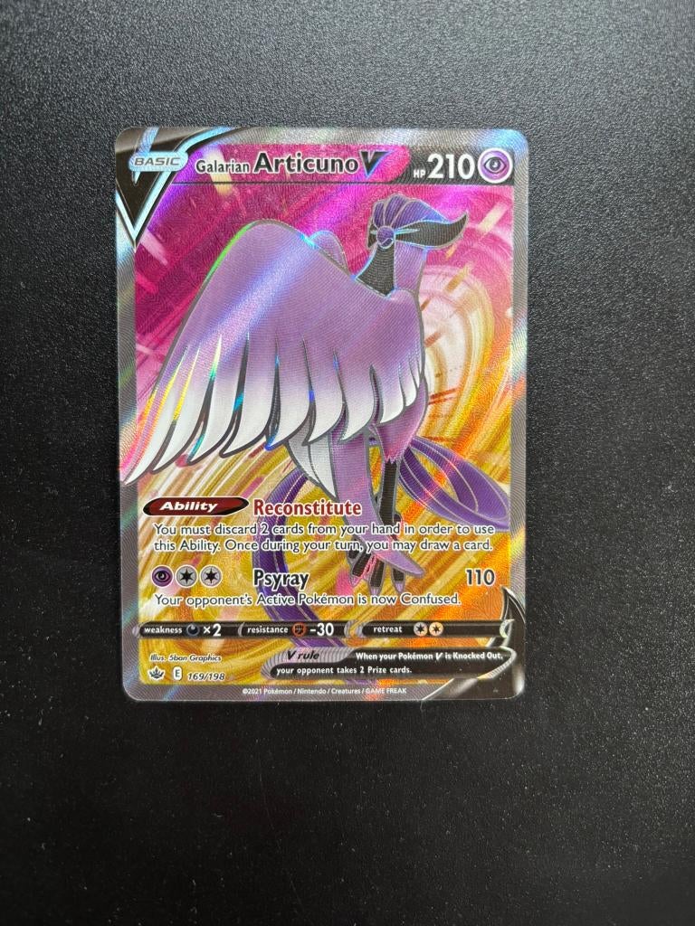Galarian Articuno V (CRE 169), Ophalen of Verzenden, Zo goed als nieuw