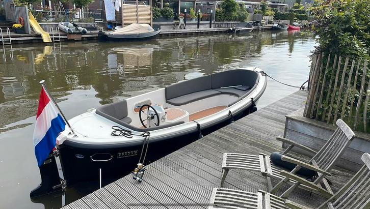 Stout 650 Sloep ||  20 pk Suzuki || Teak ||  Nieuwstaat!, Watersport en Boten, Sloepen, Zo goed als nieuw, 10 tot 30 pk, 6 meter of meer