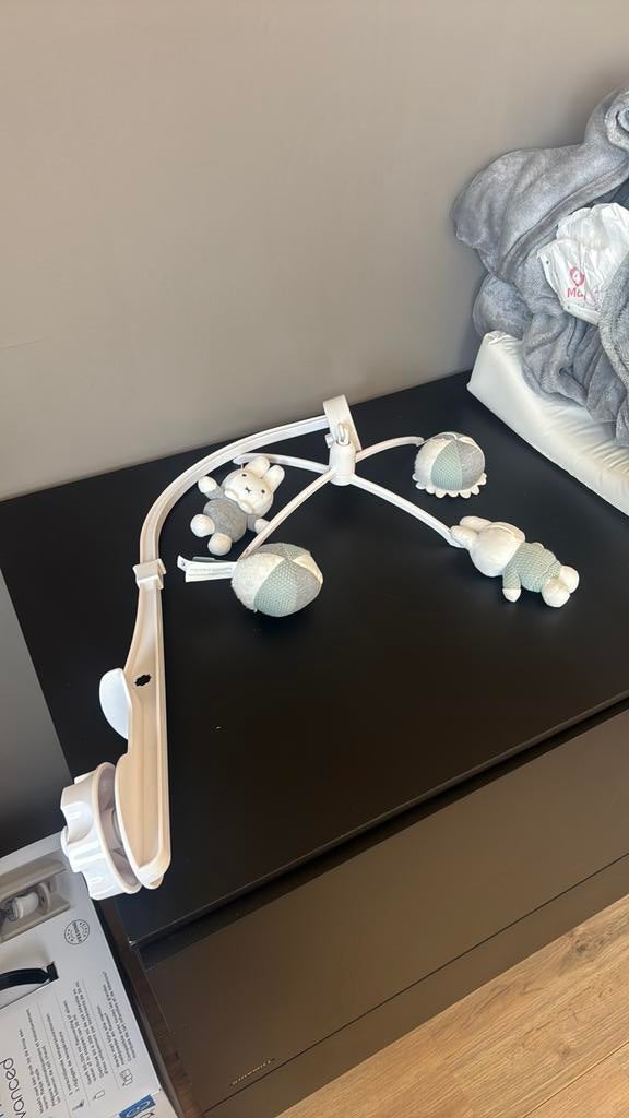 Nijntje muziek mobiel green knit, Ophalen of Verzenden, Gebruikt, Mobiel