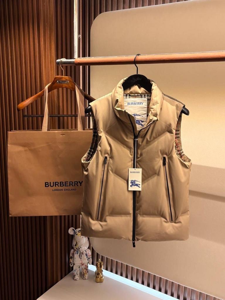 BURBERRY Beige Puffer Vest – Nieuw met label, Kleding | Heren, Bodywarmers, Nieuw, Overige maten, Beige, Ophalen of Verzenden