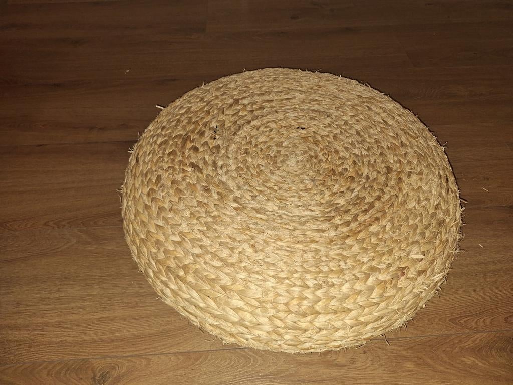 Rotan poef IKEA - Gebruikt, Ophalen, Minder dan 50 cm, Gebruikt, Rond