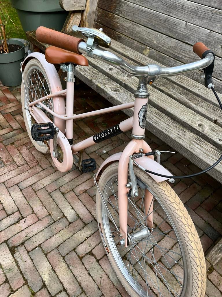 Veloretti kinderfiets Roze, 4-5 jaar, Ophalen, Gebruikt, 16 tot 20 inch
