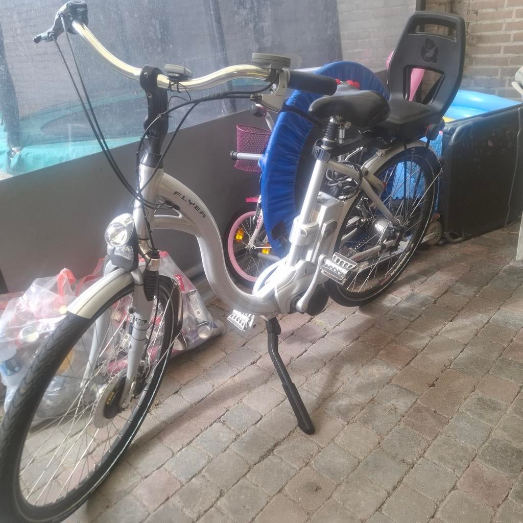 Flyer C8 Premium elektrische fiets lage instap, Fietsen en Brommers, Gebruikt, 47 tot 51 cm, 30 tot 50 km per accu, Ophalen