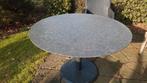 2 Mooie ronde granieten tafels. 110 doorsnede, Ophalen, Zo goed als nieuw, Rond, Overige materialen