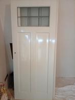 4 Witte binnendeuren met 6 panelen glas en lood, Ophalen, 80 tot 100 cm, Binnendeur, Zo goed als nieuw