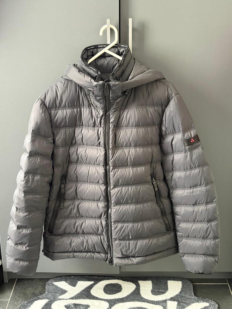 Peuterey heren jas - Donkergrijs - Maat XL, Ophalen of Verzenden, Gedragen, Maat 56/58 (XL), Grijs