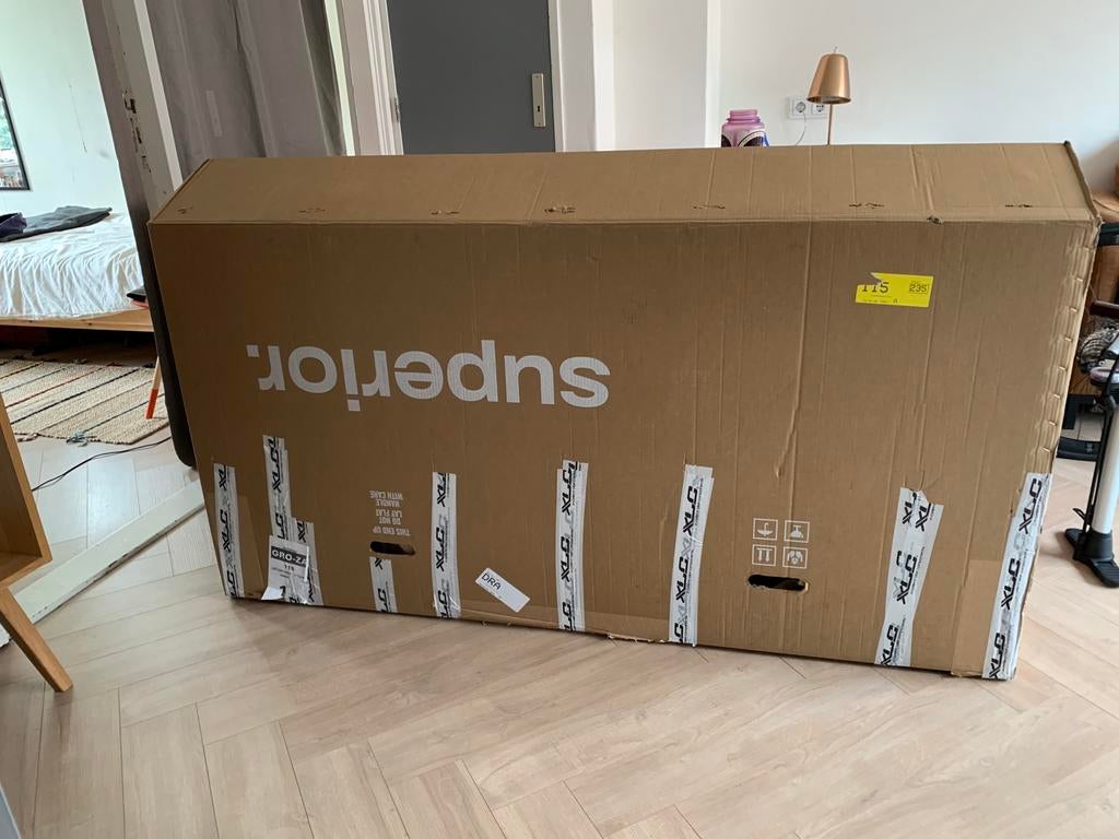 Koffer voor een fiets, Witgoed en Apparatuur, Zonnebanken en Gezichtsbruiners, Ophalen, Gebruikt, Zonnebank enkelzijdig