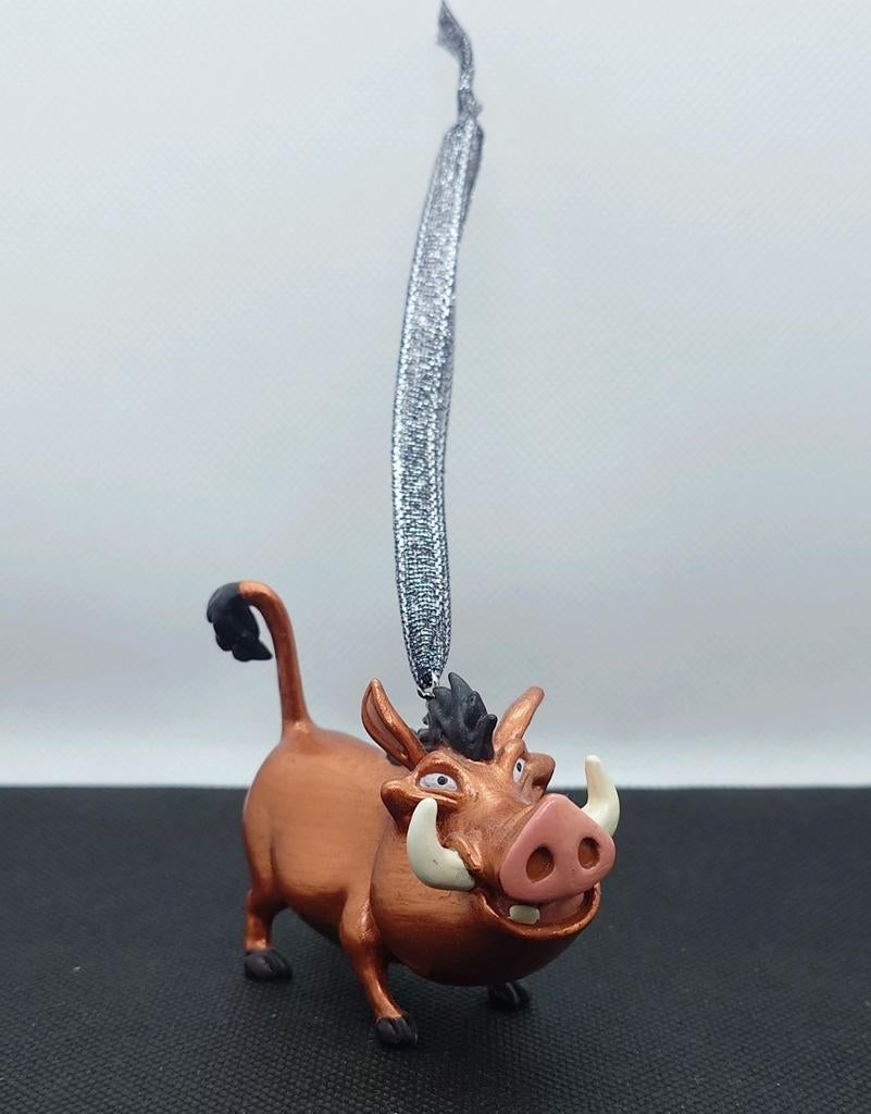Disney Pumba kerst ornament hanger kerstbal, Verzamelen, Ophalen of Verzenden, Leeuwenkoning of Jungle Boek, Zo goed als nieuw