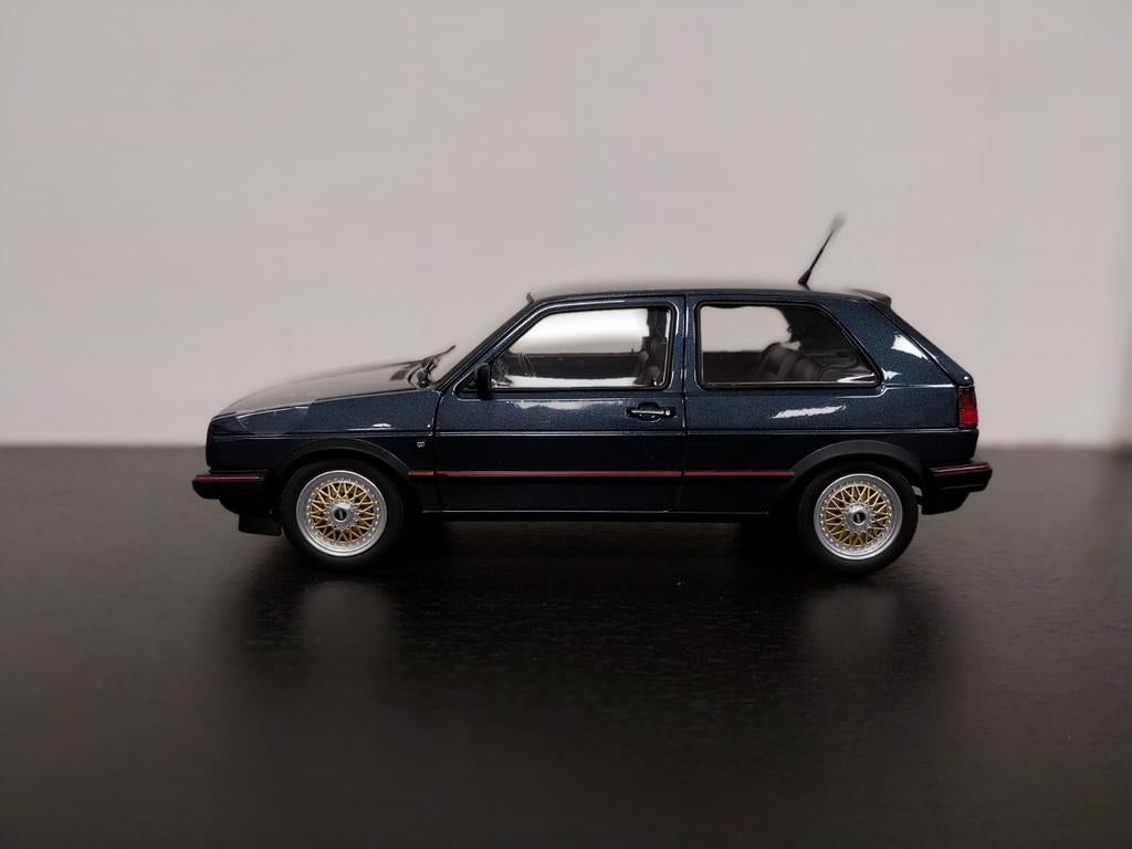 ZELDZAAM: Vw  golf mk2 gti helios blue limited 500 pieces, Hobby en Vrije tijd, Modelauto's | 1:18, Ophalen of Verzenden, Nieuw