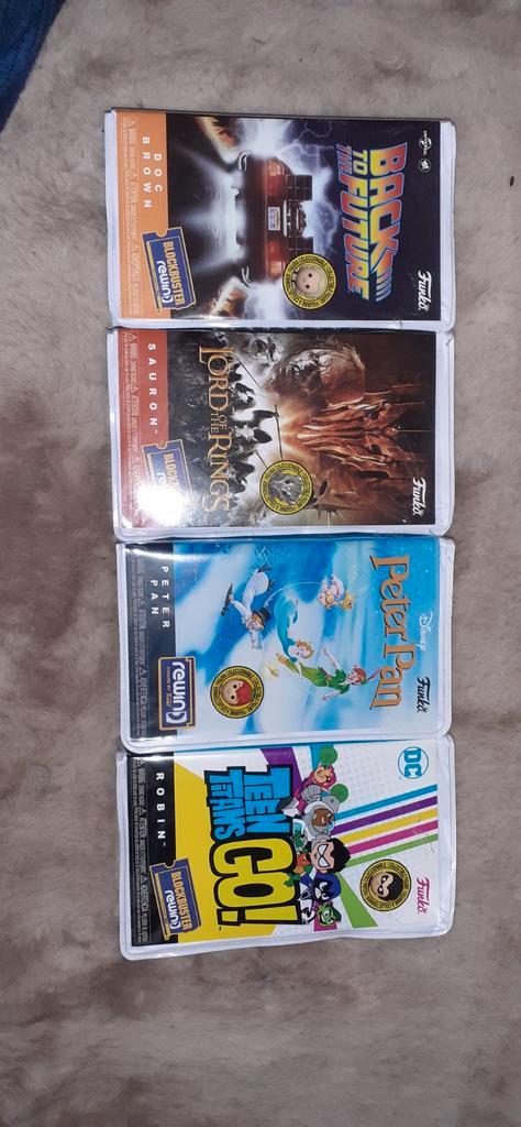 Funko Rewind figuren: Doc Brown, Sauron, Peter Pan, Robin, Verzamelen, Poppetjes en Figuurtjes, Verzenden